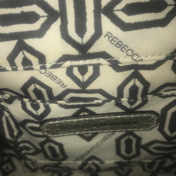 Rebecca Minkoff silver shoulder or crossbody bag - Picture 7 of 8